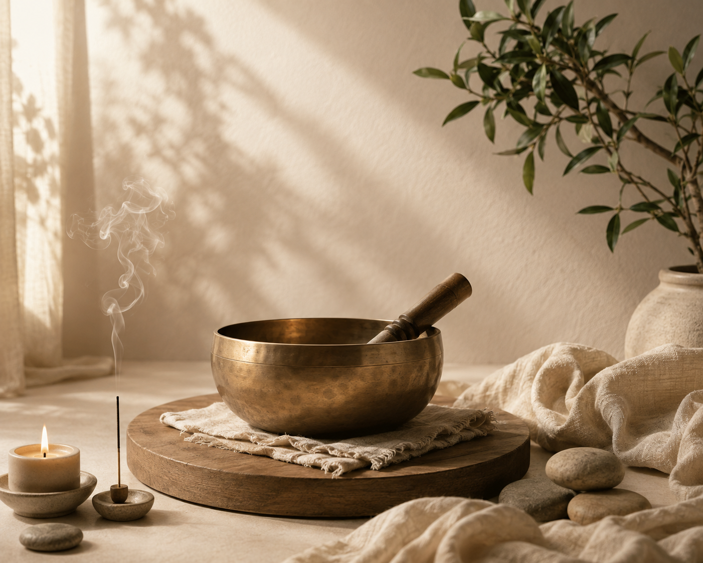 Sound bath workshop at Udbhava